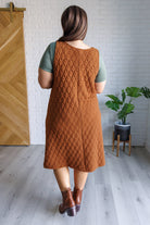 Free Falling Quilted Midi Dress-Dresses-Stay Foxy Boutique, Florissant, Missouri
