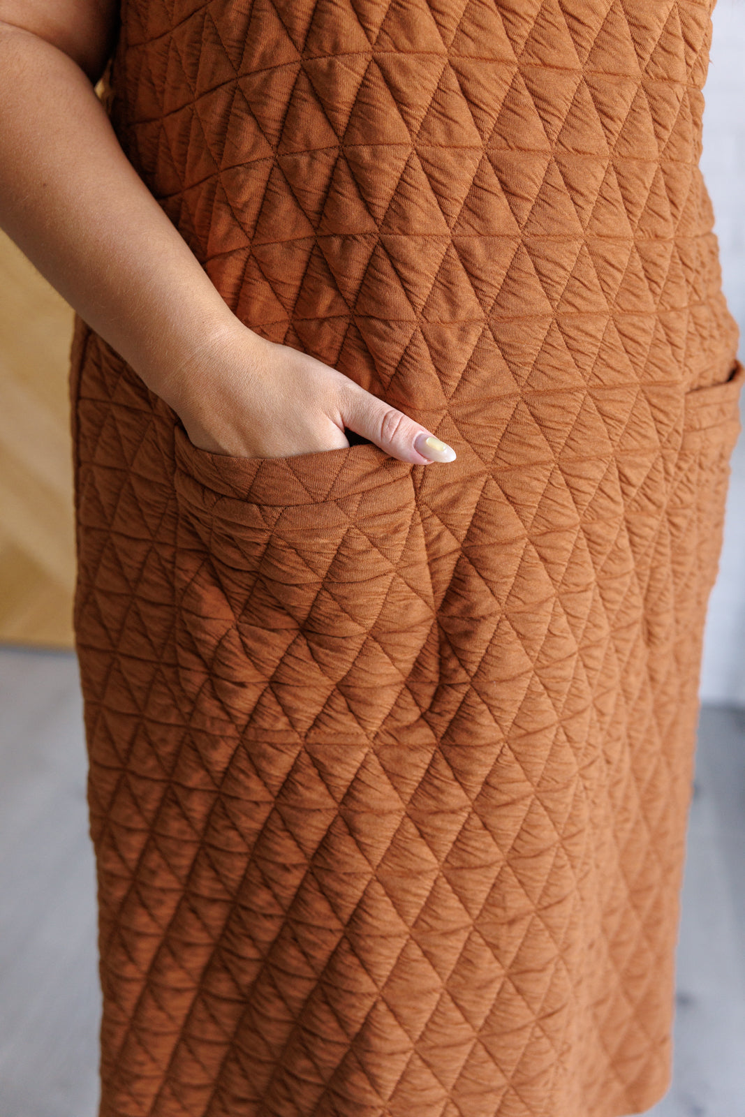 Free Falling Quilted Midi Dress-Dresses-Stay Foxy Boutique, Florissant, Missouri