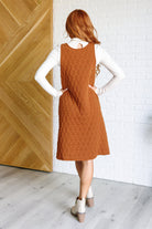 Free Falling Quilted Midi Dress-Dresses-Stay Foxy Boutique, Florissant, Missouri