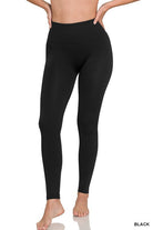 Sweet Steppin' High Waist Leggings in Black-Womens-Stay Foxy Boutique, Florissant, Missouri