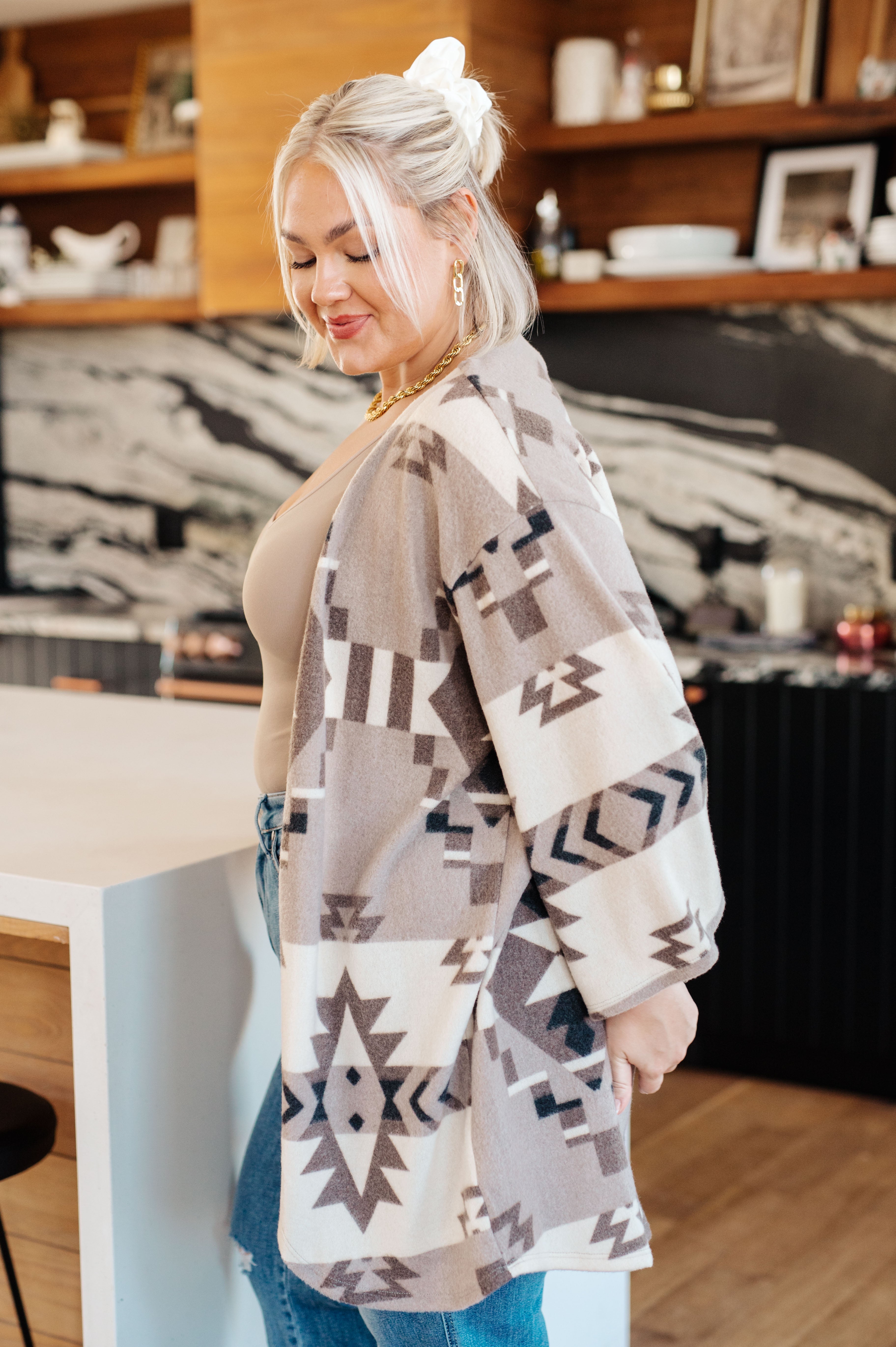 Full of Character Blanket Kimono-Layers-Stay Foxy Boutique, Florissant, Missouri