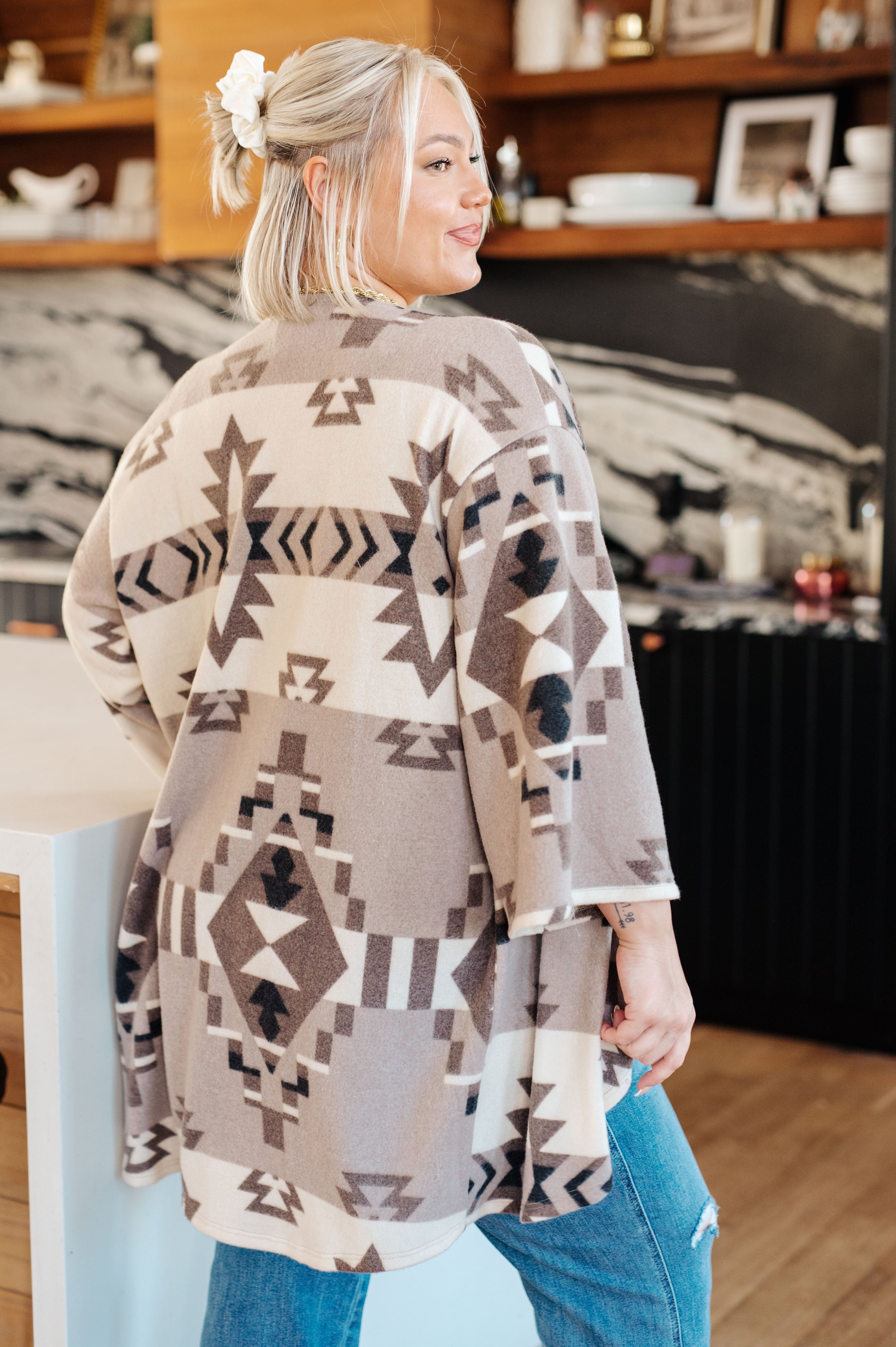 Full of Character Blanket Kimono-Layers-Stay Foxy Boutique, Florissant, Missouri