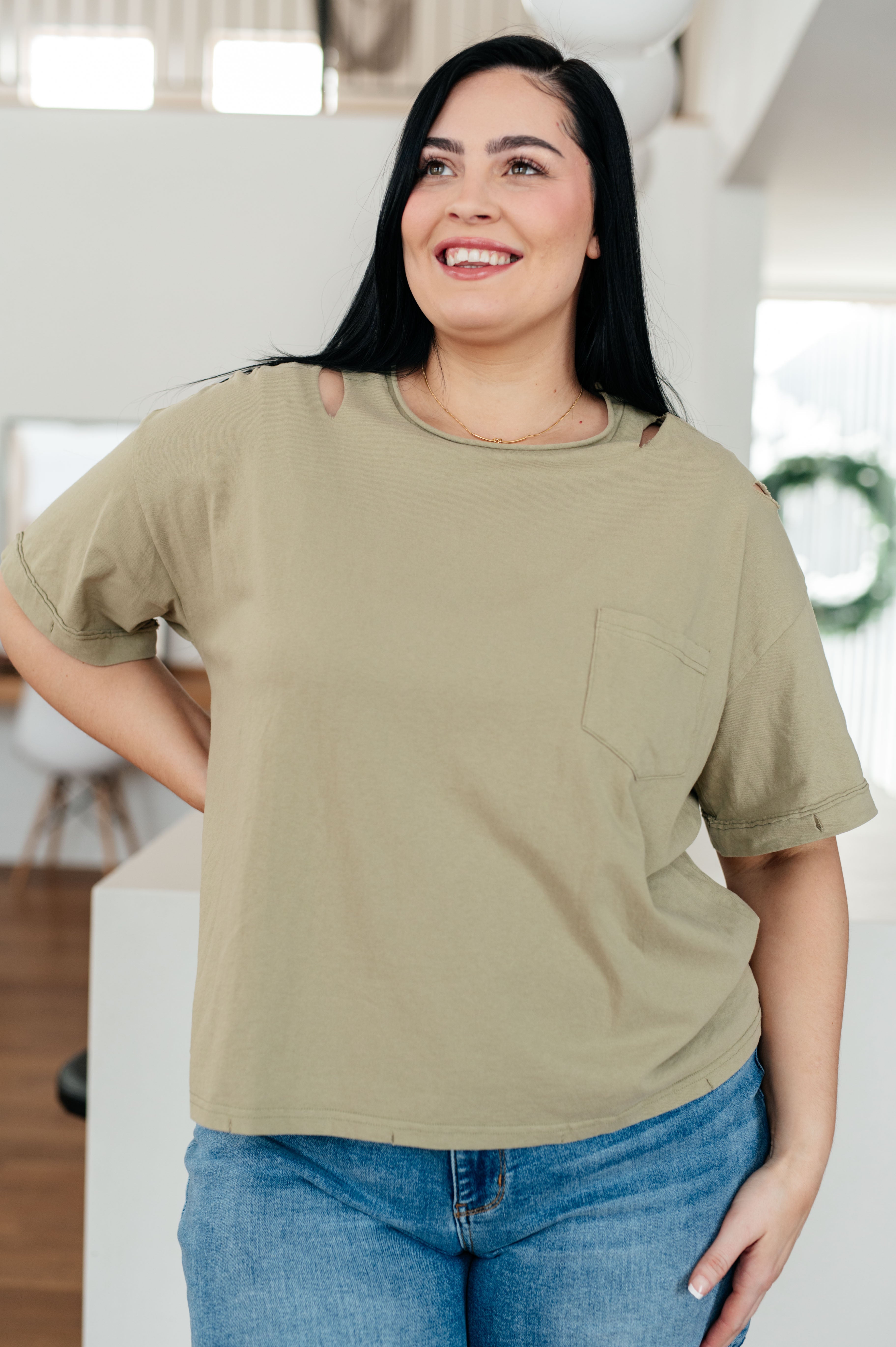Future Ex-Boyfriend Distressed T-Shirt-Tops-Stay Foxy Boutique, Florissant, Missouri