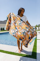 Luxury Beach Towel in Bird Of Paradise-Home & Decor-Stay Foxy Boutique, Florissant, Missouri