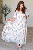 Gentle Yet Strong Balloon Sleeve Floral Dress-Dresses-Stay Foxy Boutique, Florissant, Missouri