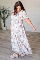 Gentle Yet Strong Balloon Sleeve Floral Dress-Dresses-Stay Foxy Boutique, Florissant, Missouri