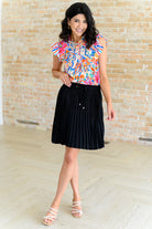 Get Out of Town Ruffle Sleeve Top-Tops-Stay Foxy Boutique, Florissant, Missouri