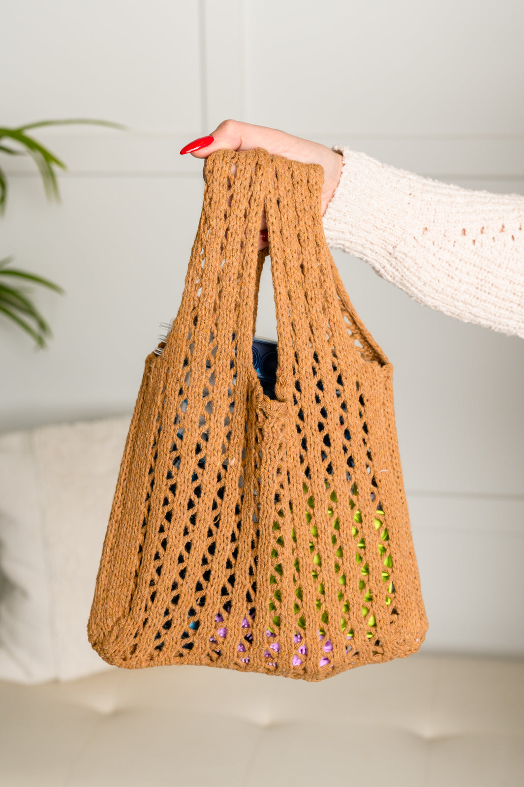Girls Day Open Weave Bag in Tan-Accessories-Stay Foxy Boutique, Florissant, Missouri