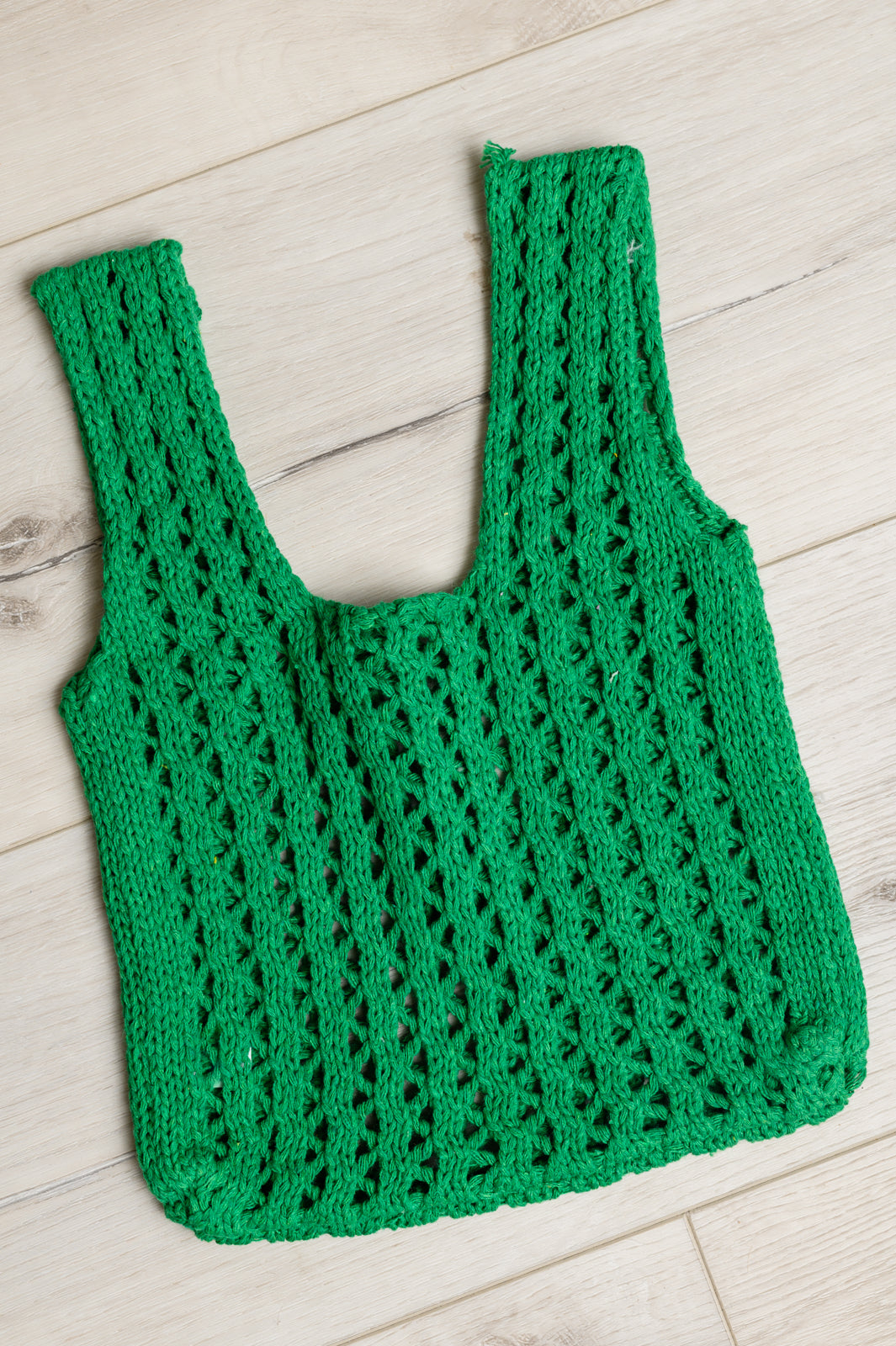 Girls Day Open Weave Bag in Green-Accessories-Stay Foxy Boutique, Florissant, Missouri