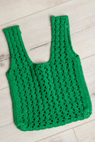Girls Day Open Weave Bag in Green-Accessories-Stay Foxy Boutique, Florissant, Missouri