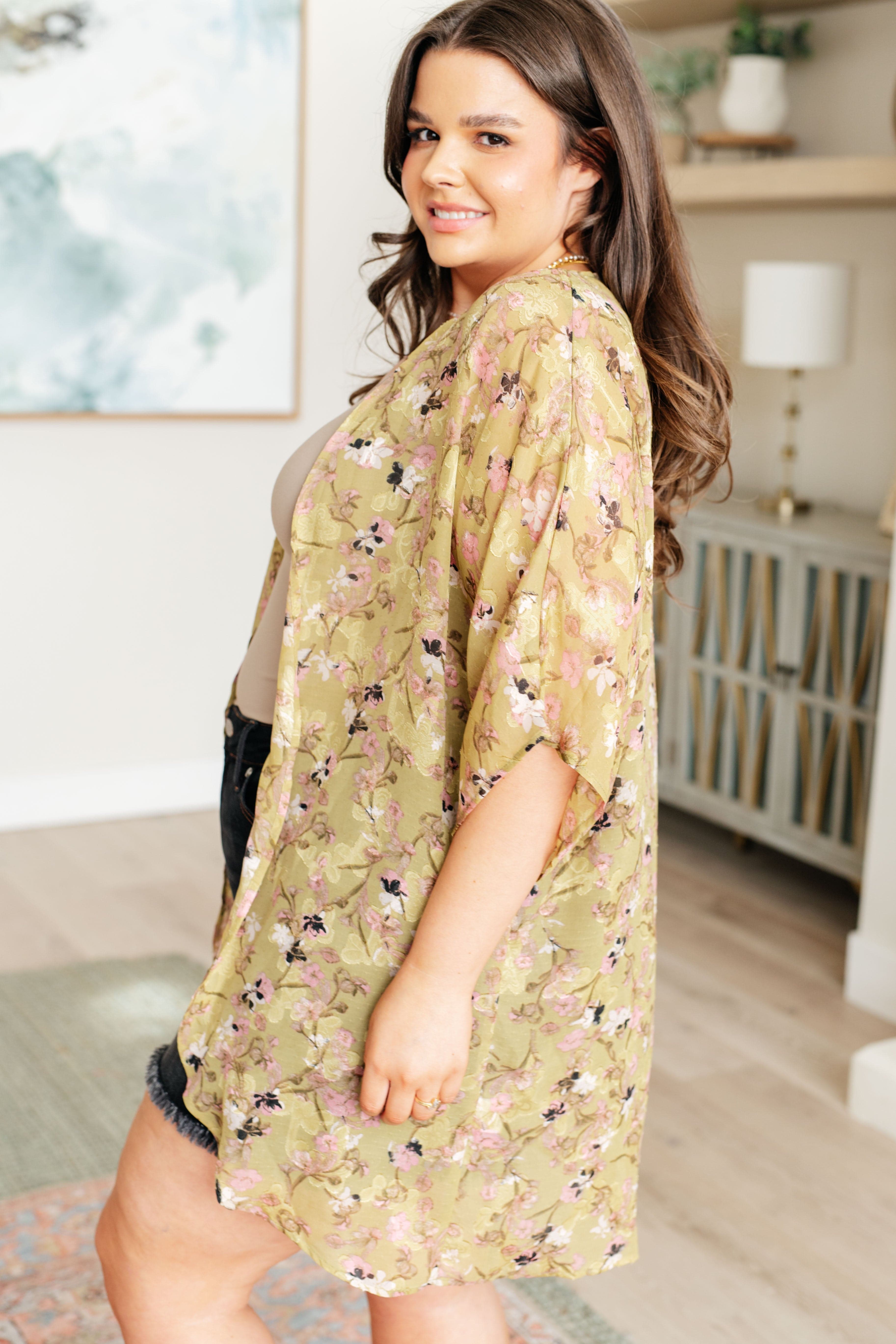 Go Anywhere Floral Kimono-Layers-Stay Foxy Boutique, Florissant, Missouri