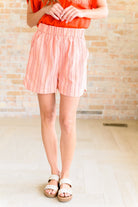 Go With It High Rise Striped Shorts-Bottoms-Stay Foxy Boutique, Florissant, Missouri