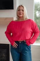 Going Out Plisse Top-Tops-Stay Foxy Boutique, Florissant, Missouri