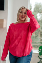 Going Out Plisse Top-Tops-Stay Foxy Boutique, Florissant, Missouri