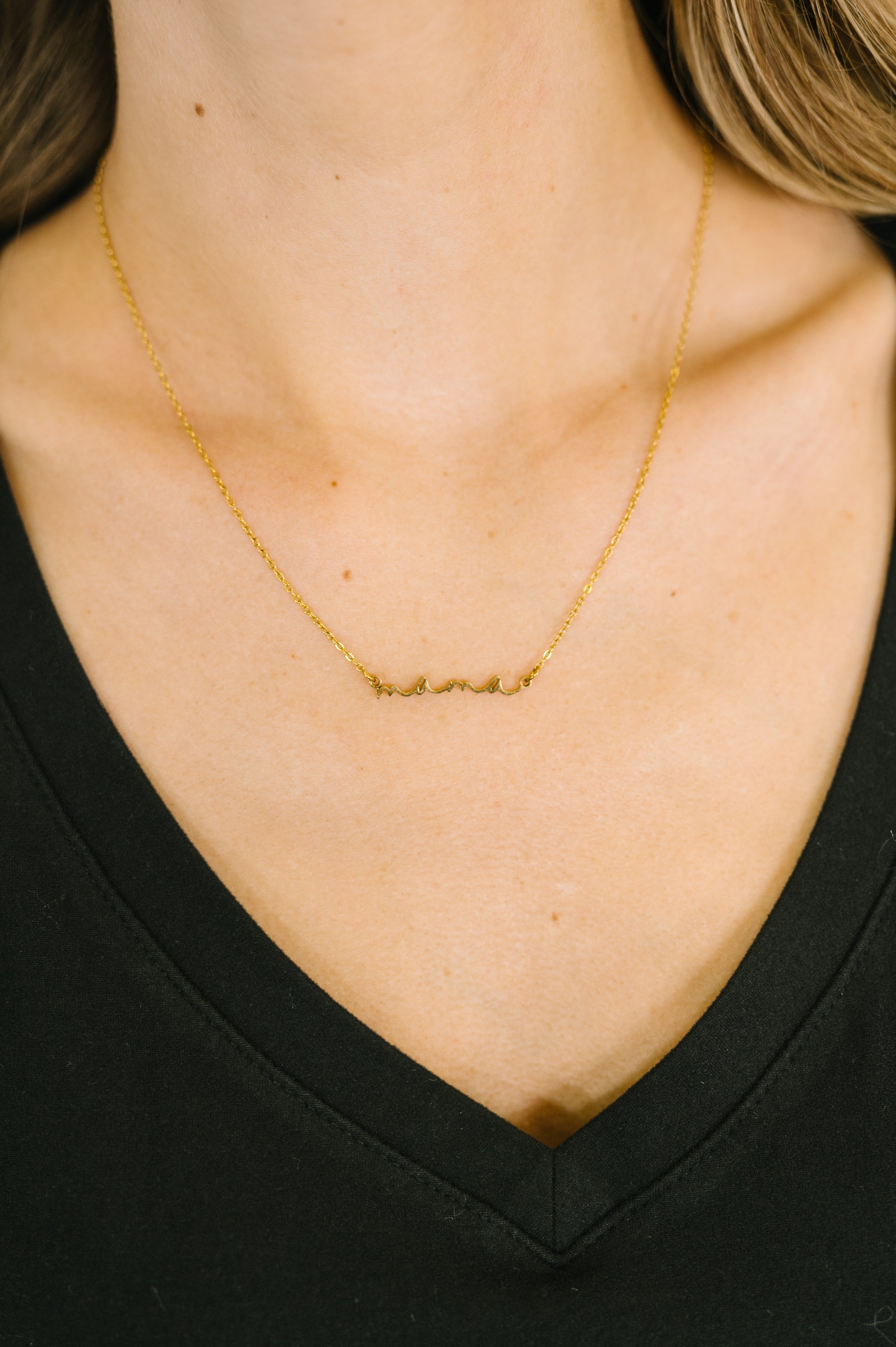 Golden Mama Necklace-Womens-Stay Foxy Boutique, Florissant, Missouri