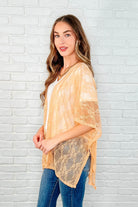 Good Days Ahead Lace Kimono In Peach-Layers-Stay Foxy Boutique, Florissant, Missouri