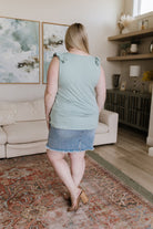 Good For You Ruffle Detail Tank-Tops-Stay Foxy Boutique, Florissant, Missouri