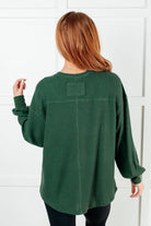 Good Things Are Coming V-Neck Top in Green-Tops-Stay Foxy Boutique, Florissant, Missouri