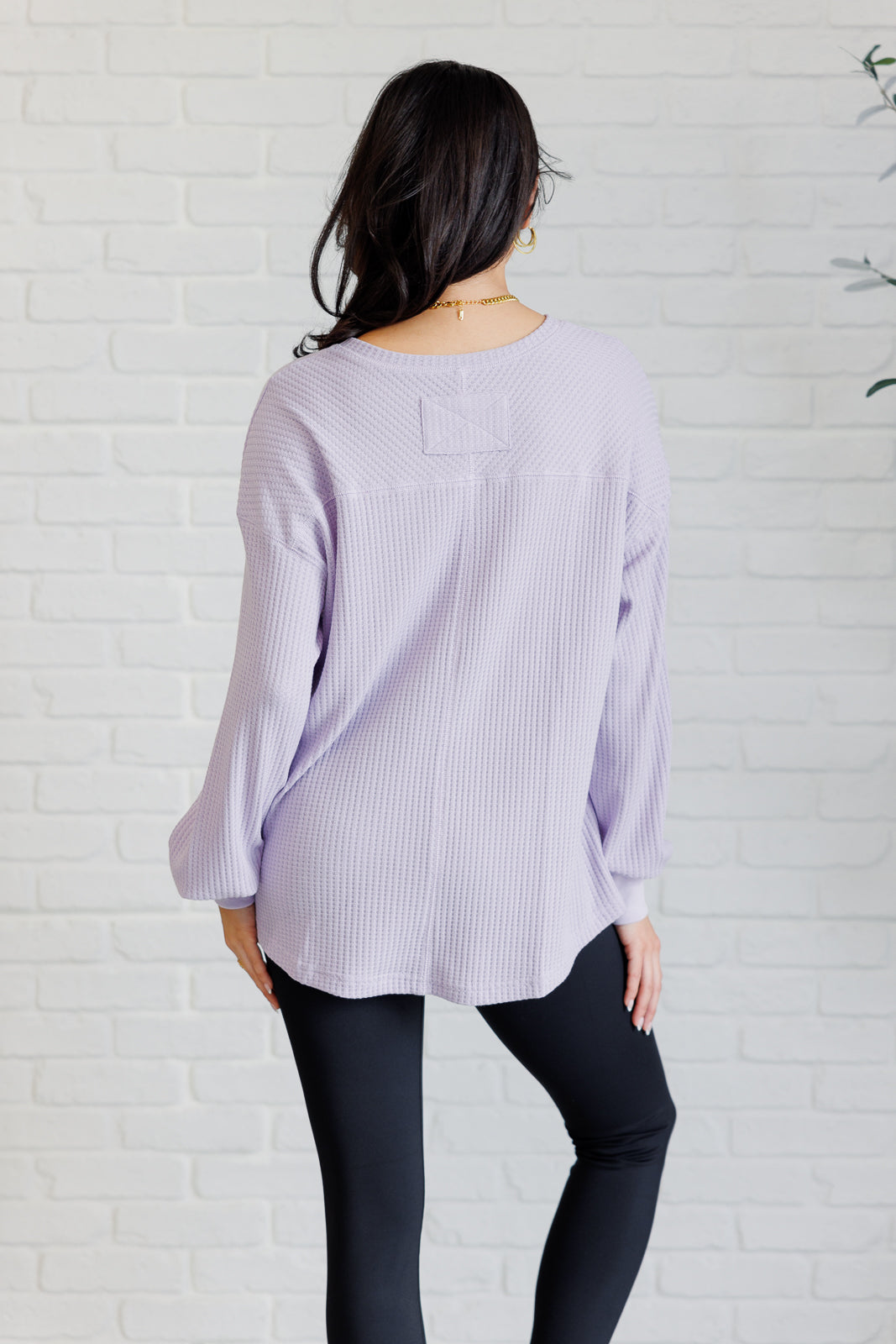 Good Things Are Coming V-Neck Top in Lavender-Tops-Stay Foxy Boutique, Florissant, Missouri