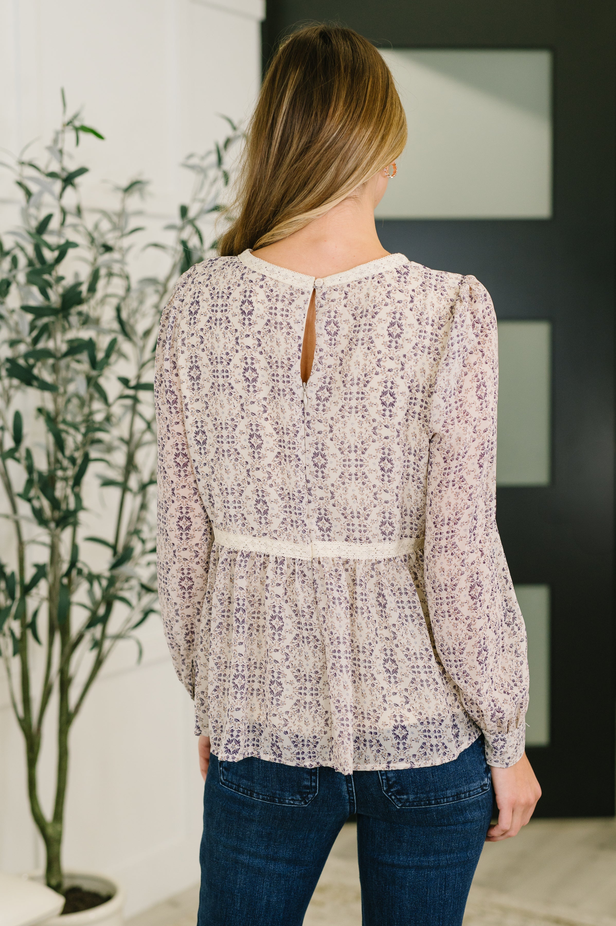Gorgeous Girl Floral Peplum Blouse-Womens-Stay Foxy Boutique, Florissant, Missouri