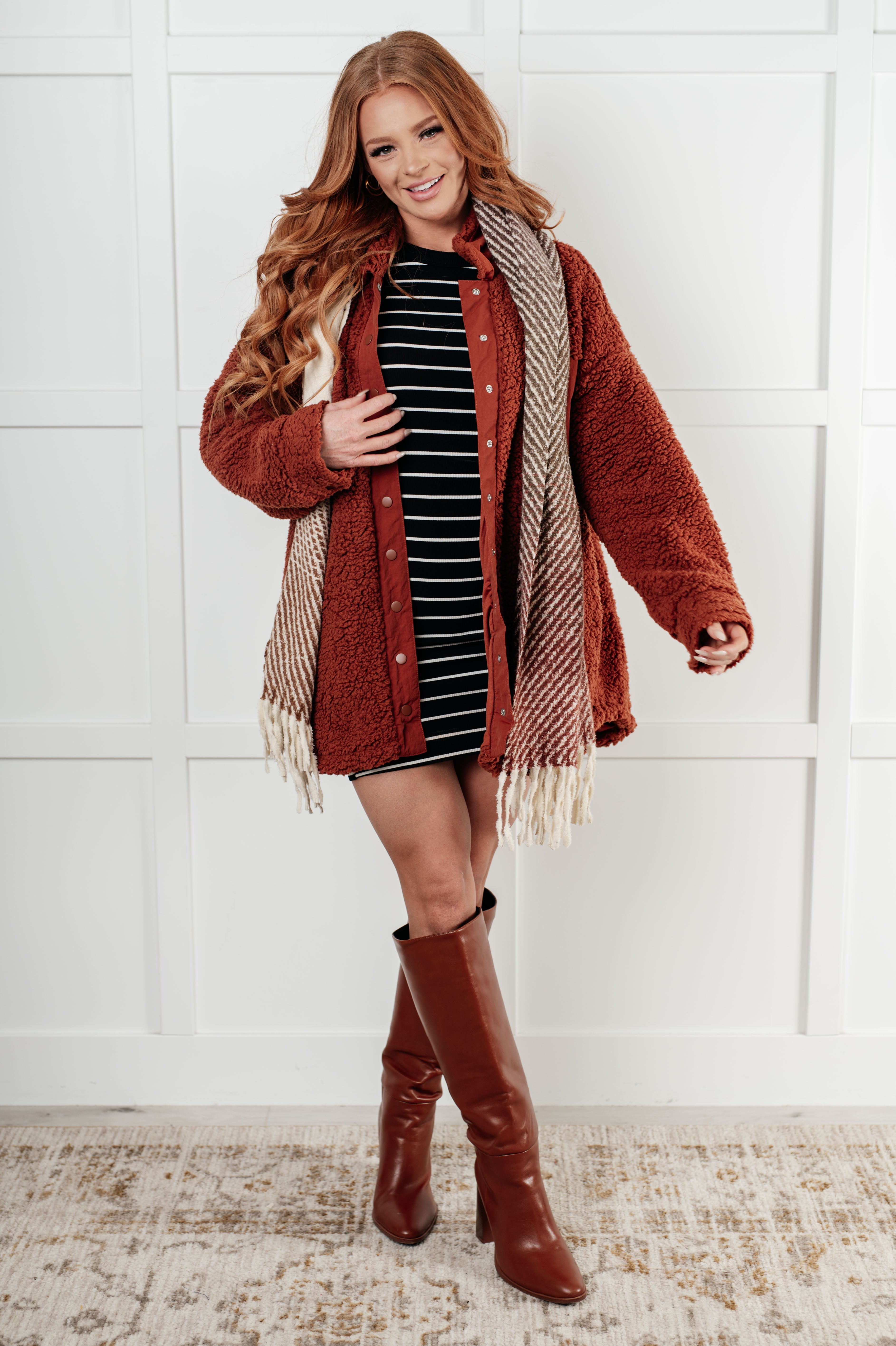 Growing Up Great Sherpa Jacket-Layers-Stay Foxy Boutique, Florissant, Missouri