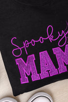 PREORDER: Embroidered Spooky Mama Applique Sweatshirt-Womens-Stay Foxy Boutique, Florissant, Missouri