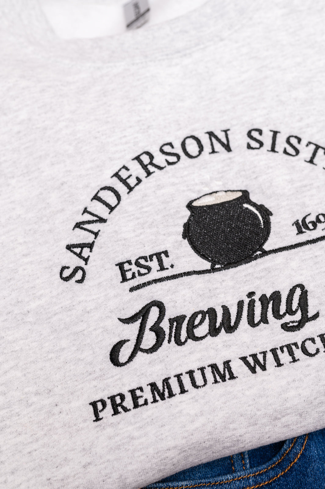 PREORDER: Embroidered Sanderson Sisters Sweatshirt-Womens-Stay Foxy Boutique, Florissant, Missouri
