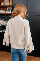 Handle It All Fringe Detail Sweater-Tops-Stay Foxy Boutique, Florissant, Missouri