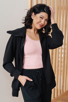 Handle That High Neck Zip Up Jacket-Layers-Stay Foxy Boutique, Florissant, Missouri