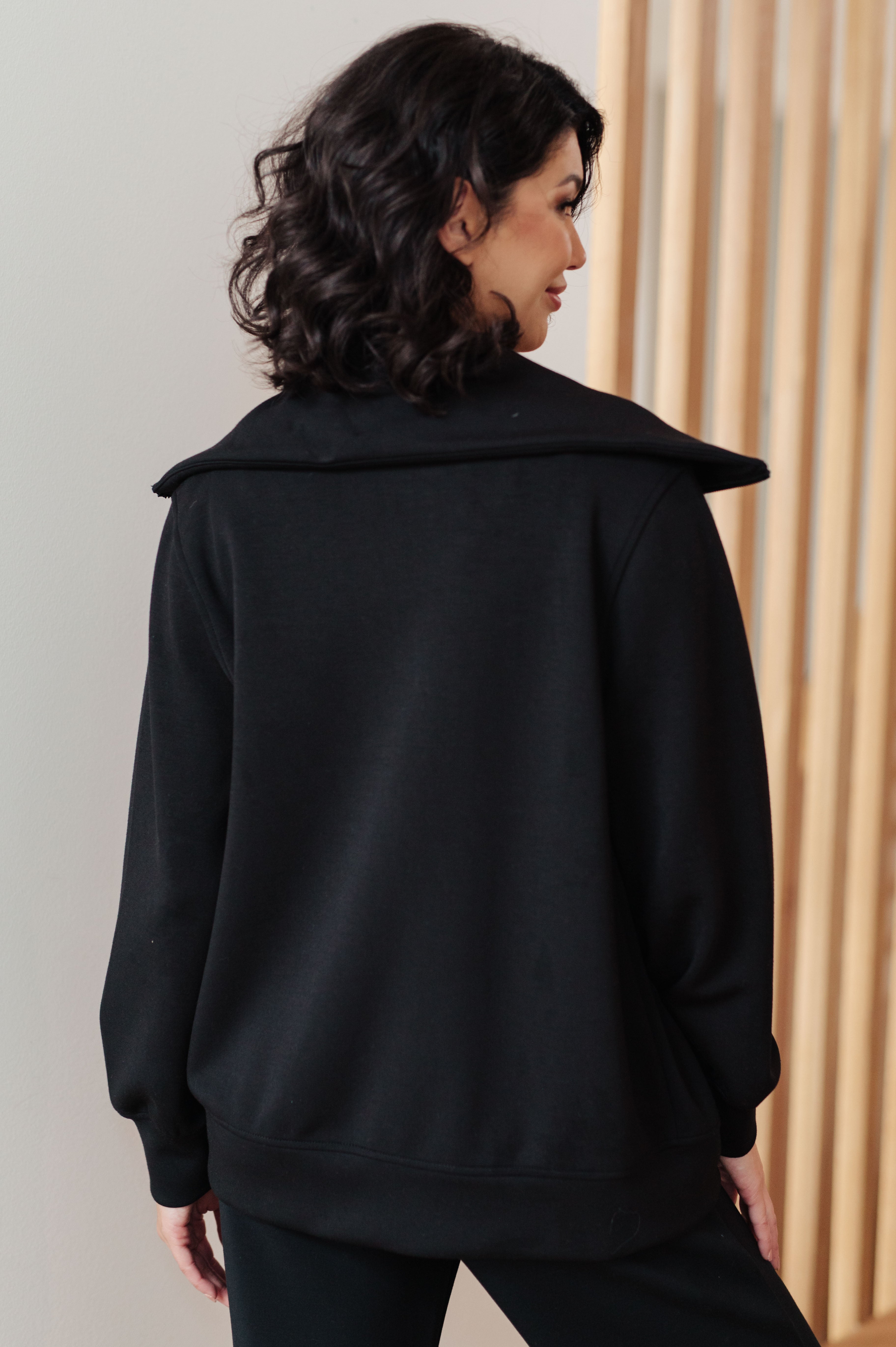 Handle That High Neck Zip Up Jacket-Layers-Stay Foxy Boutique, Florissant, Missouri