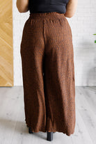 Harmony High Rise Wide Leg Pants in Brown-Bottoms-Stay Foxy Boutique, Florissant, Missouri