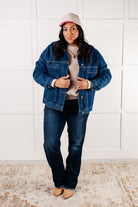 Have We Met Oversized Denim Jacket-Denim-Stay Foxy Boutique, Florissant, Missouri