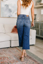 Hayes High Rise Wide Leg Crop Jeans-Denim-Stay Foxy Boutique, Florissant, Missouri