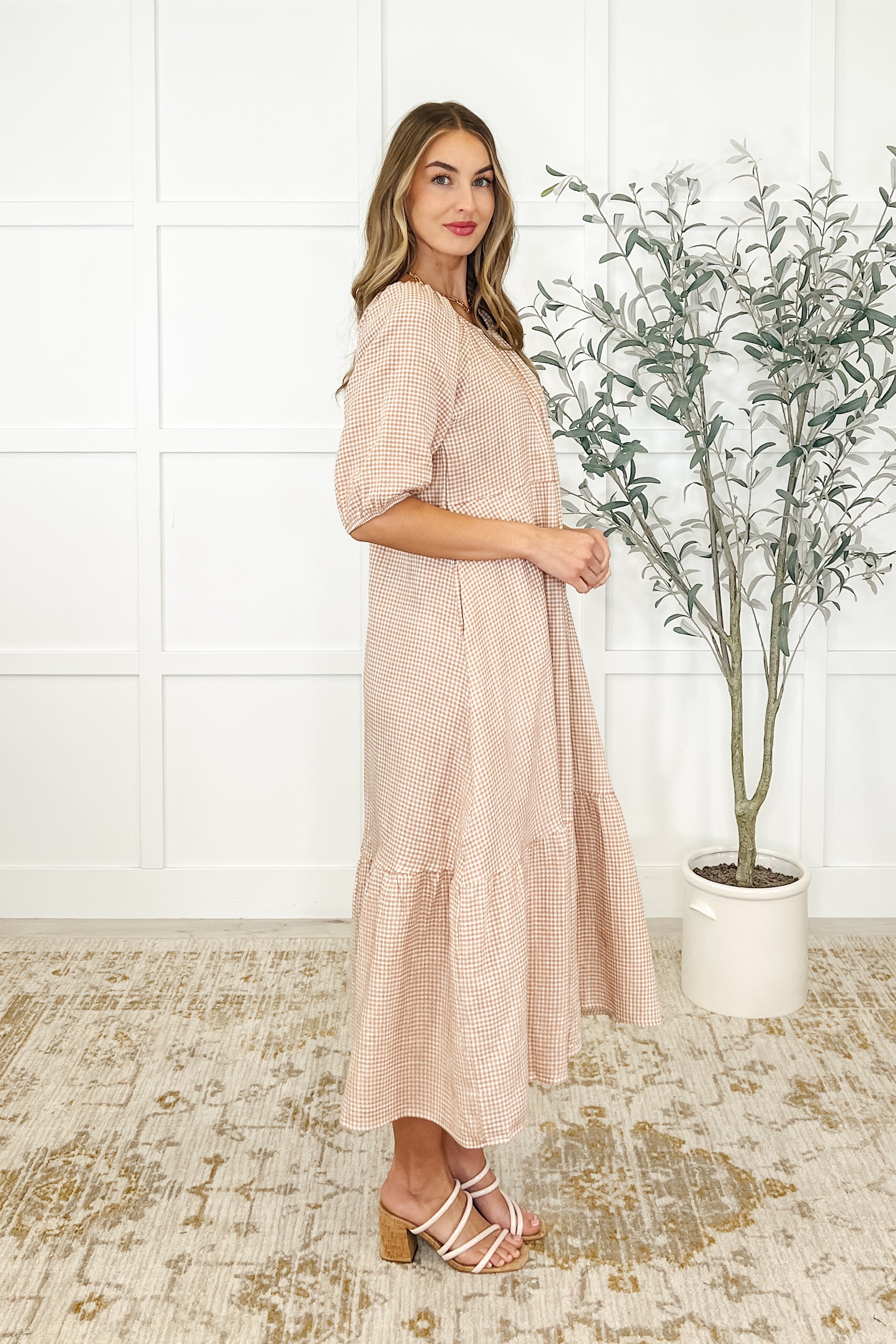 Hazel Dress in Toffee-Womens-Stay Foxy Boutique, Florissant, Missouri