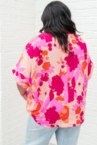 Hazy Cosmic Jive Relaxed Blouse-Tops-Stay Foxy Boutique, Florissant, Missouri