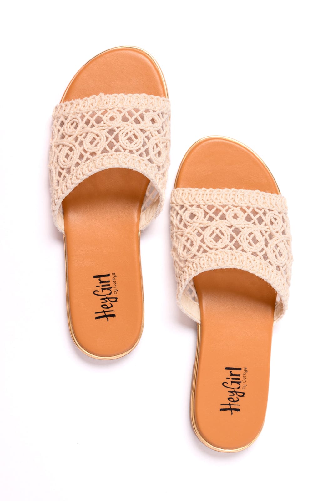 Hey Beach Sandals in Natural-Womens-Stay Foxy Boutique, Florissant, Missouri