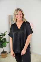 Wishful Thinker Top in Black-Andre by Unit-Stay Foxy Boutique, Florissant, Missouri