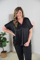 Wishful Thinker Top in Black-Andre by Unit-Stay Foxy Boutique, Florissant, Missouri