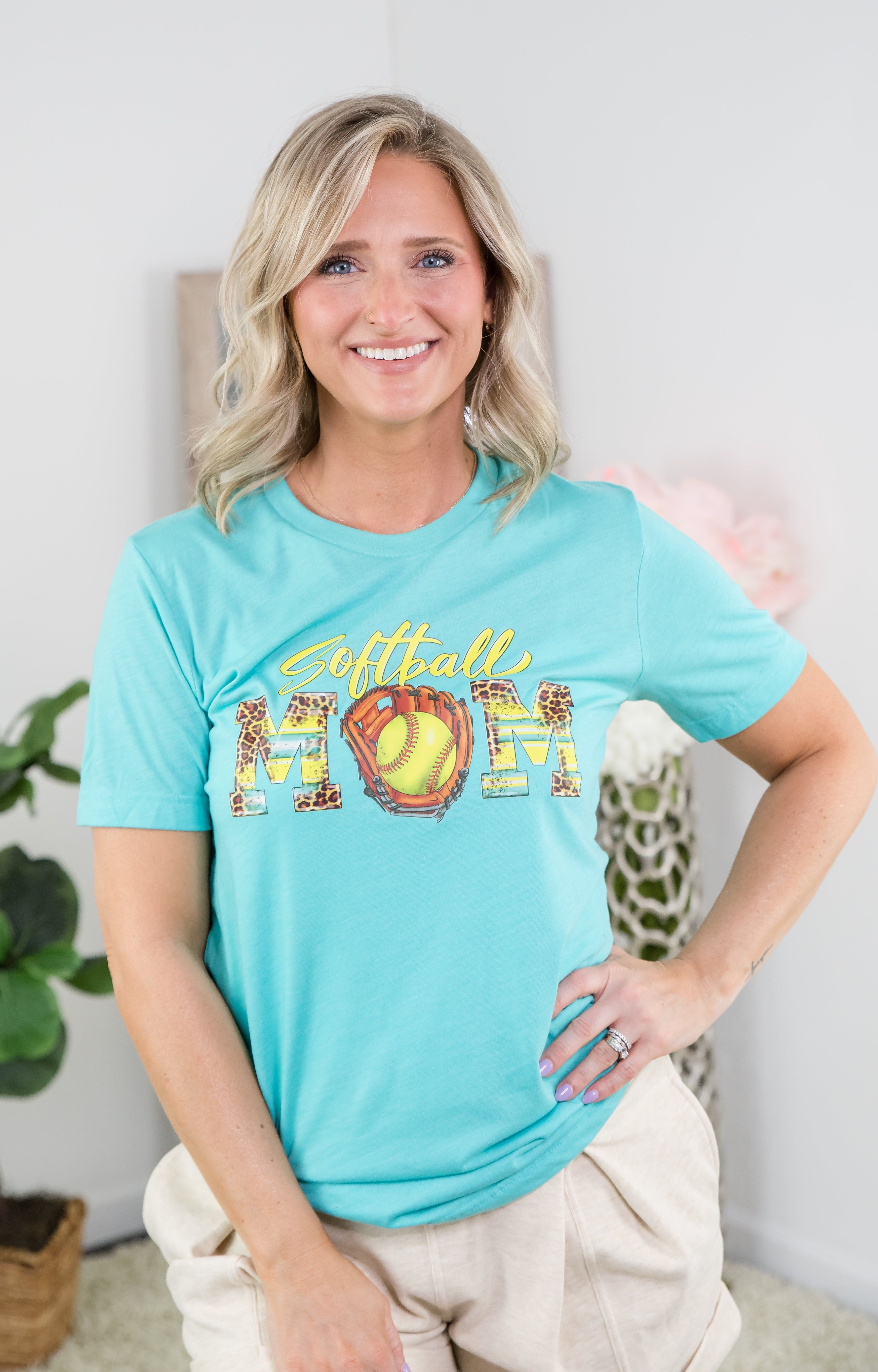 Softball Mom Tee-BT Graphic Tee-Stay Foxy Boutique, Florissant, Missouri