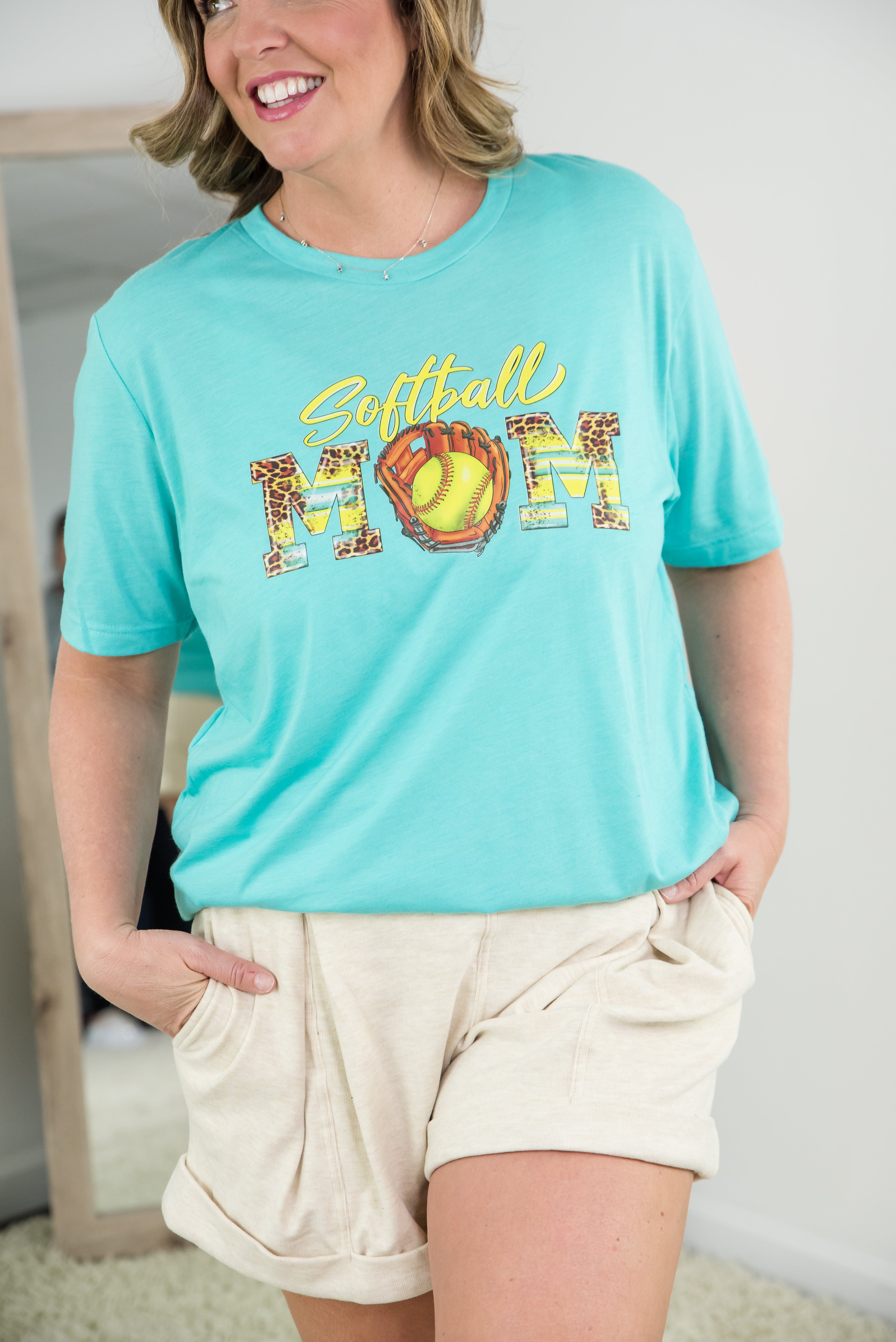 Softball Mom Tee-BT Graphic Tee-Stay Foxy Boutique, Florissant, Missouri