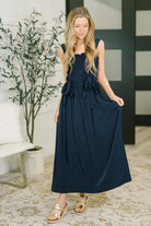 Hold Me Down Midi Dress in Navy-Womens-Stay Foxy Boutique, Florissant, Missouri