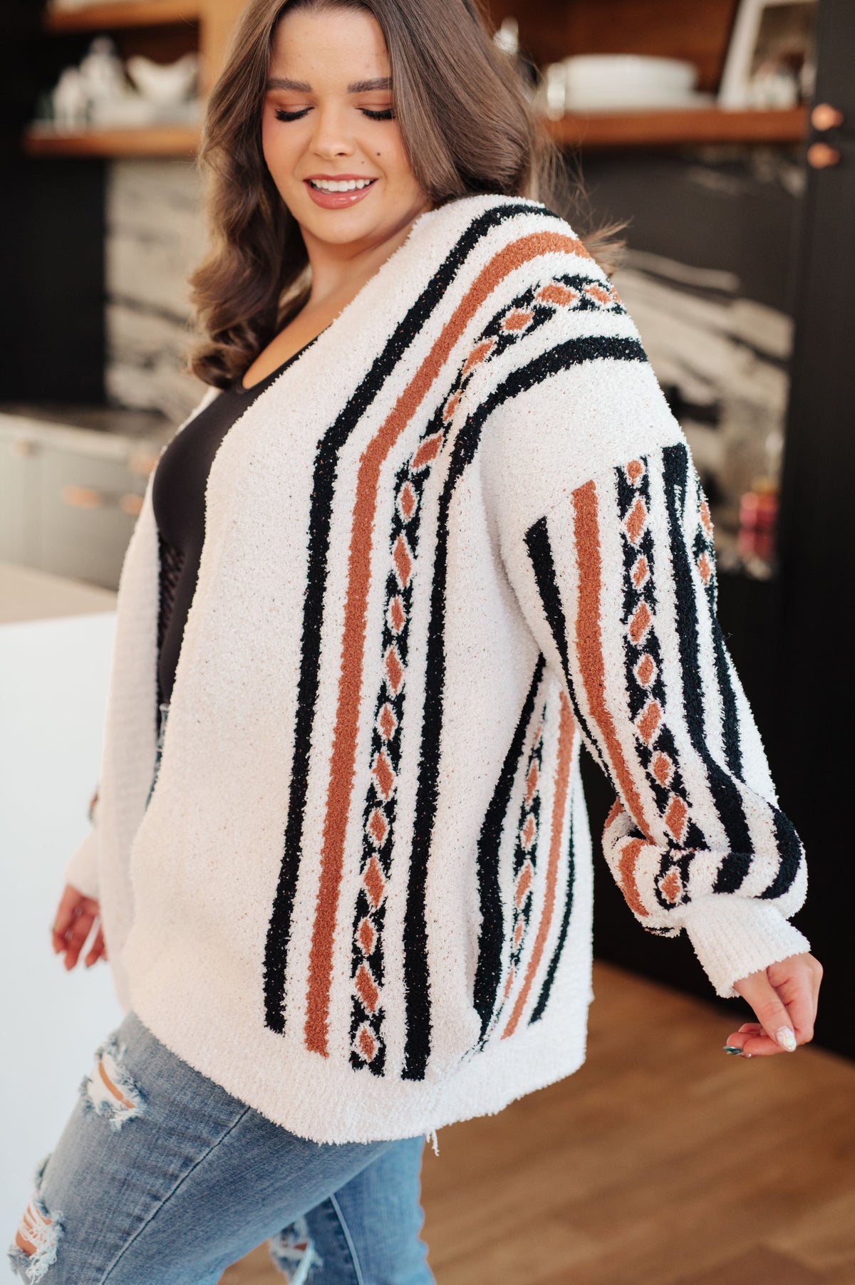 Holding On Aztec Print Cardigan-Layers-Stay Foxy Boutique, Florissant, Missouri
