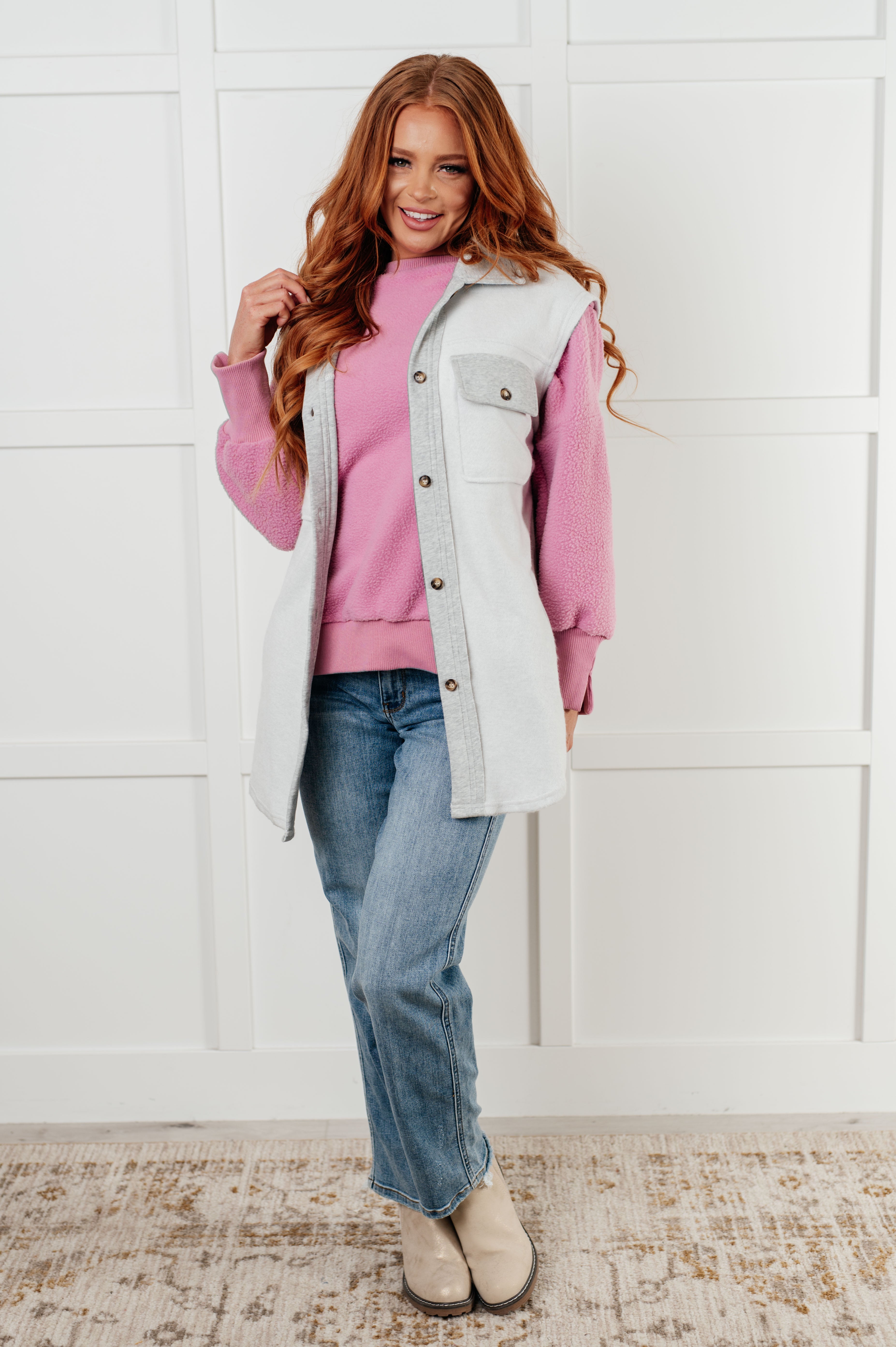 Hopes and Dreams Fleece Pullover-Tops-Stay Foxy Boutique, Florissant, Missouri