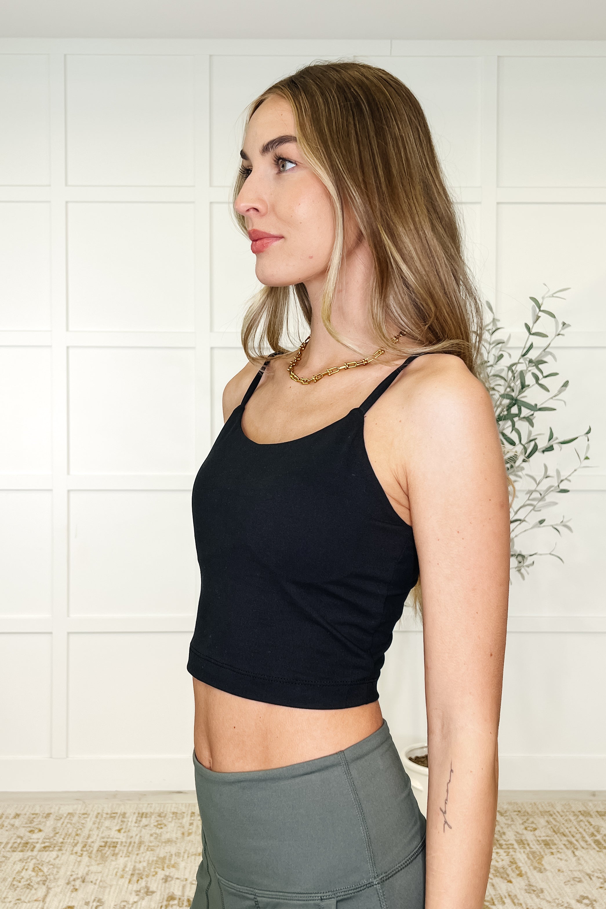 Hot Yoga Tank in Black-Womens-Stay Foxy Boutique, Florissant, Missouri