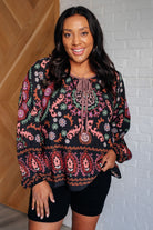 I Feel That Peasant Blouse-Blouses-Stay Foxy Boutique, Florissant, Missouri