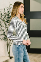 I Know What I Want Long Sleeve Henley Top- 3/3/2026 NEW-Womens-Stay Foxy Boutique, Florissant, Missouri