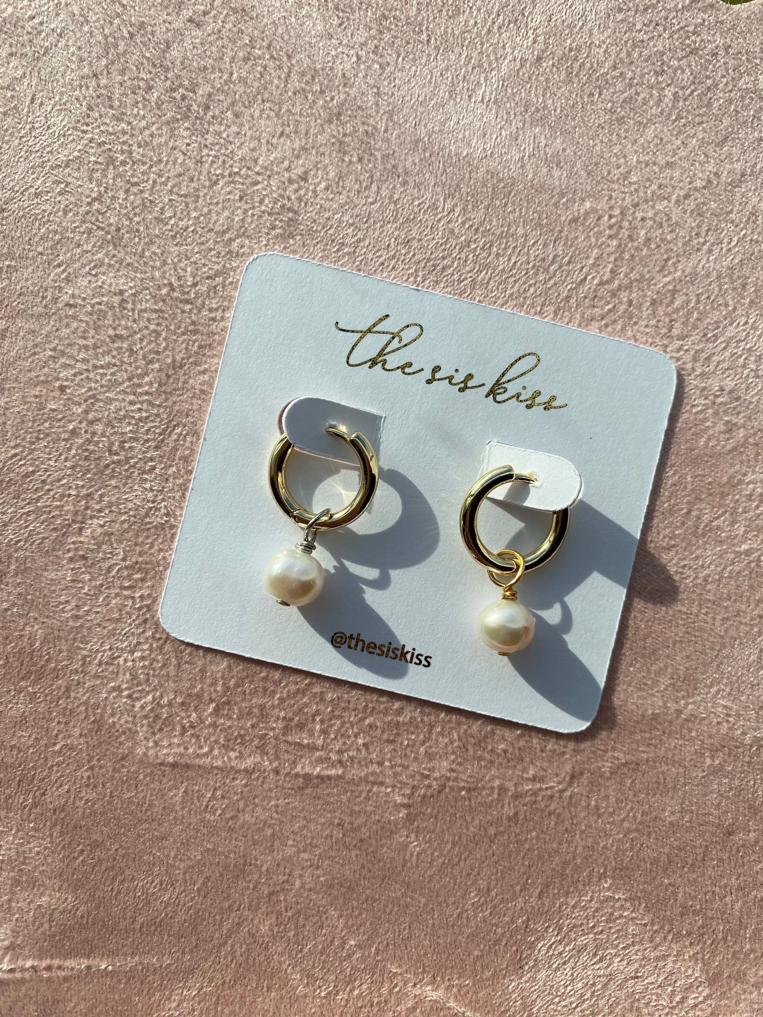 PREORDER: Pearl Charm Huggies in Two Colors-Womens-Stay Foxy Boutique, Florissant, Missouri