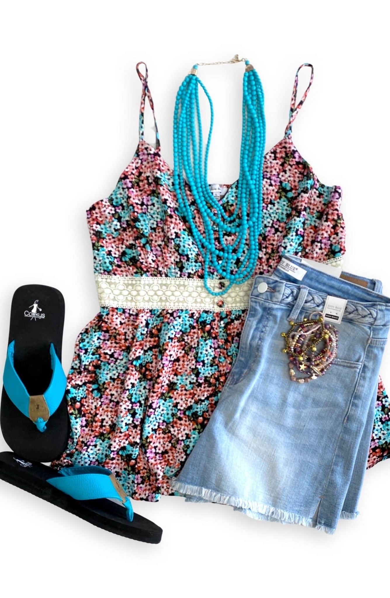 Thinkin' About You Braided Judy Blue Shorts-judy blue-Stay Foxy Boutique, Florissant, Missouri