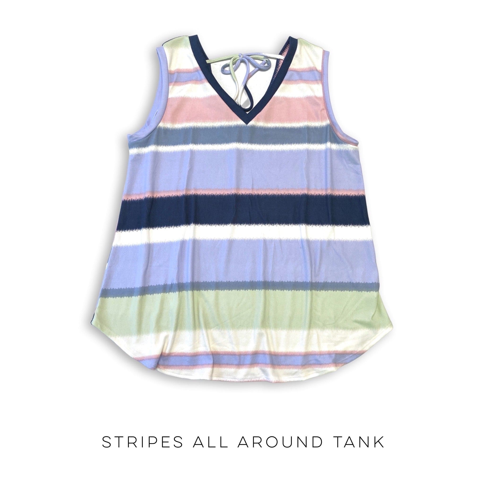 Stripes All Around Tank-Honey Me-Stay Foxy Boutique, Florissant, Missouri