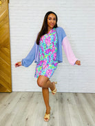 Lizzy Tank Dress in Mint Spring Floral-Womens-Stay Foxy Boutique, Florissant, Missouri